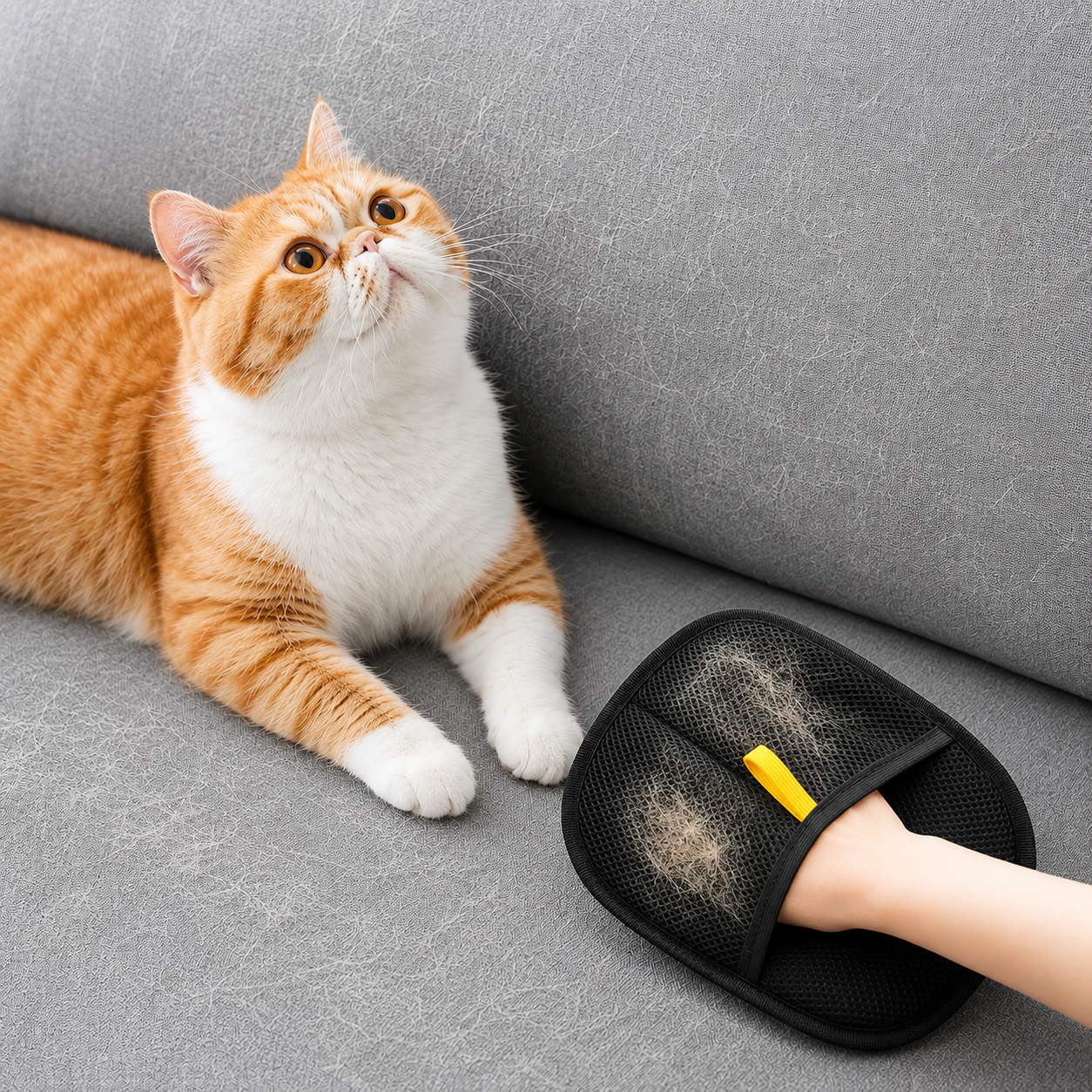 Pet Grooming Glove – Easy Hair Remover for Dogs & Cats